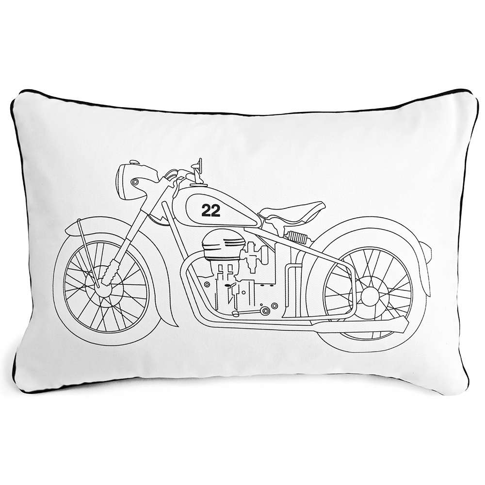 Moto Pillow Cover
