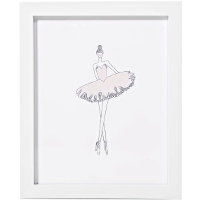 Pemberley Rose Art Print Ballerina Fashion Illustration, Watercolor Blush