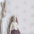 Mlle Lapin Bunny Wallpaper, Ballet Pink by Pemberley Rose